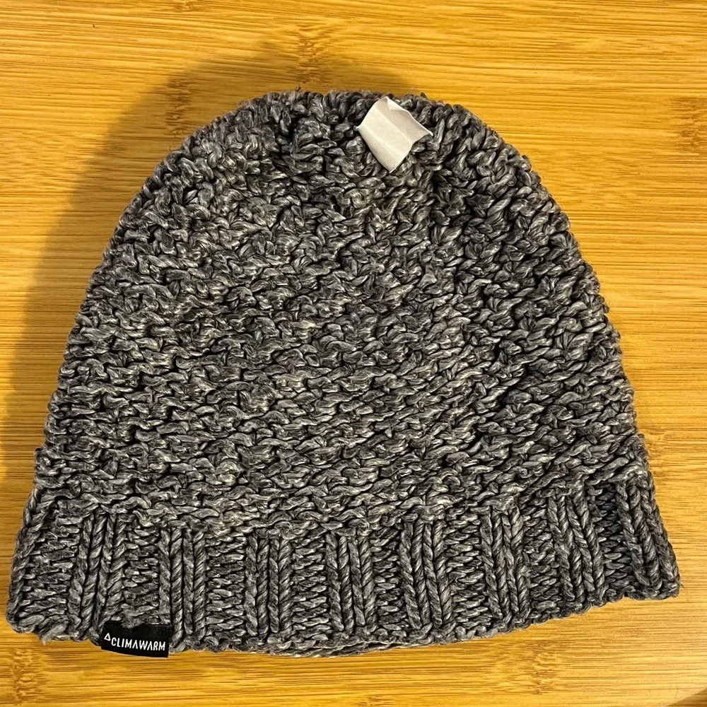 Adidas Climawarm Beanie in Silver Gray Knit